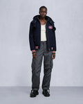 NHL X MOOSE KNUCKLES CANADIENS BOMBER JACKET-NAVY/RED/BONE/BLACK