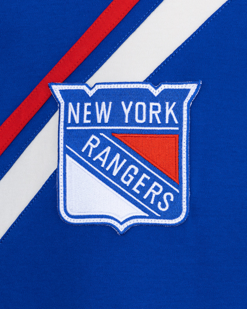 NHL X MOOSE KNUCKLES RANGERS TEE-RANGERS BLUE/RED/BONE