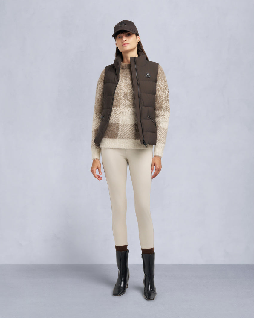 NYLUXE KOUSSI VEST-ESPRESSO