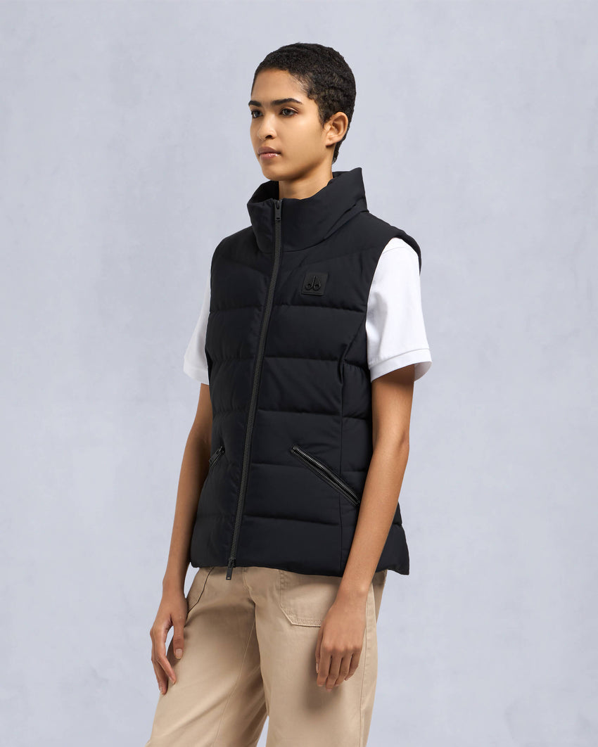 NYLUXE KOUSSI VEST-ESPRESSO
