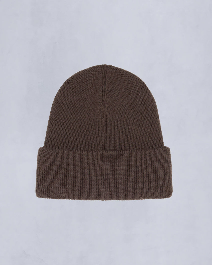 LOGO BEANIE UNISEX-ESPRESSO