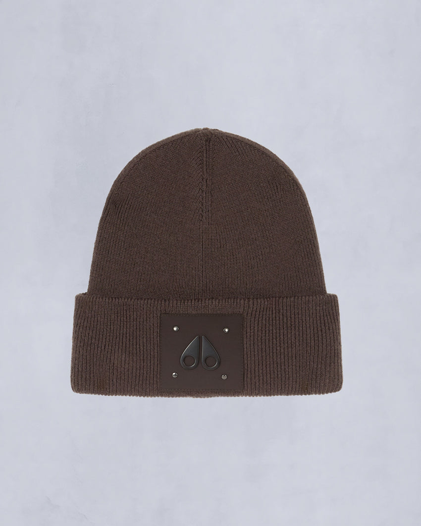 LOGO BEANIE UNISEX-ESPRESSO