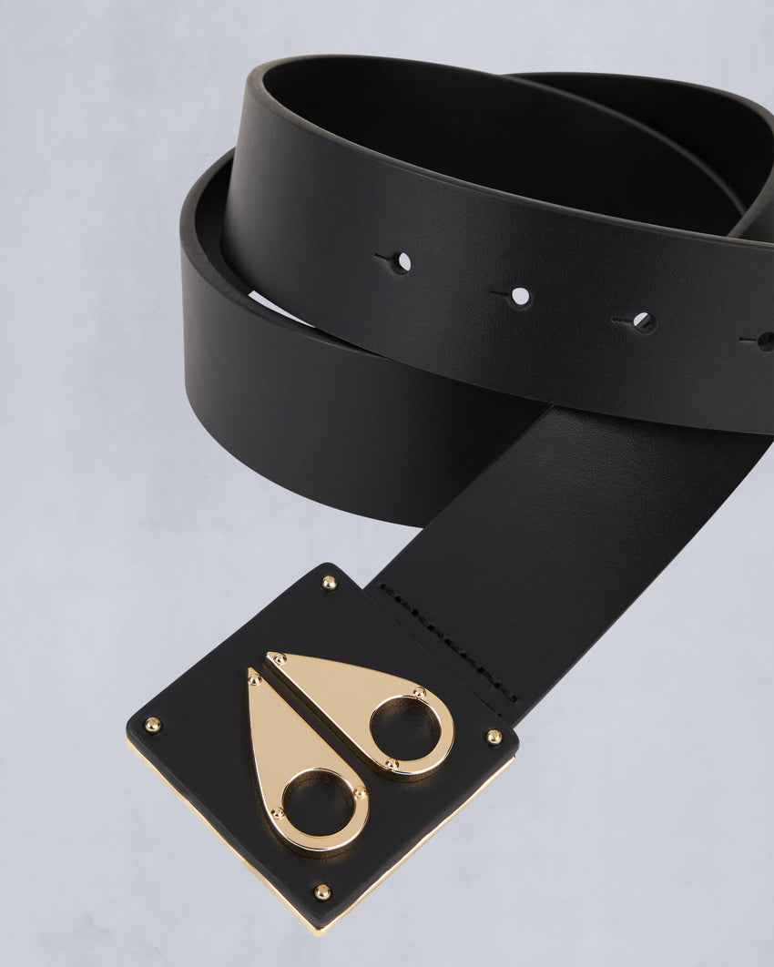 LARGE LOGO BELT-GOLD