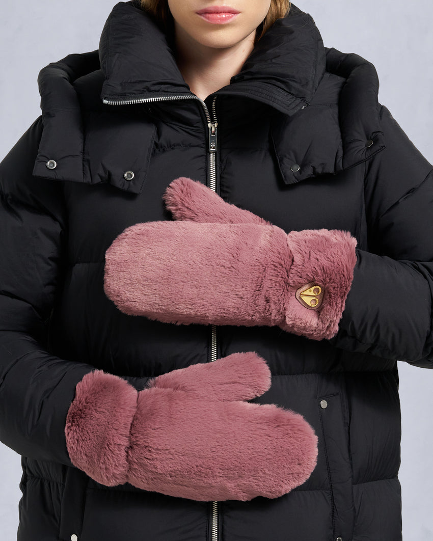 BUNNY GLOVES-BLACK