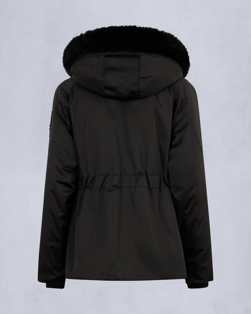 GOLD SERIES SATIN 3Q JACKET-BLACK