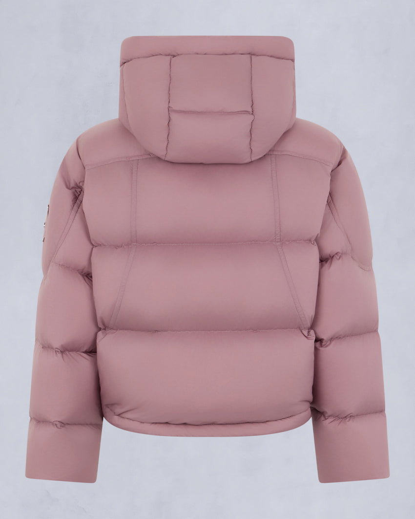 AKAI CROPPED PUFFER-ESPRESSO