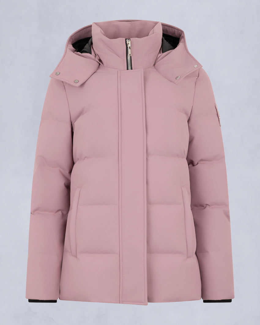 CLOUD SHEARLING TRIM 3Q JACKET-BLACK/BLACK