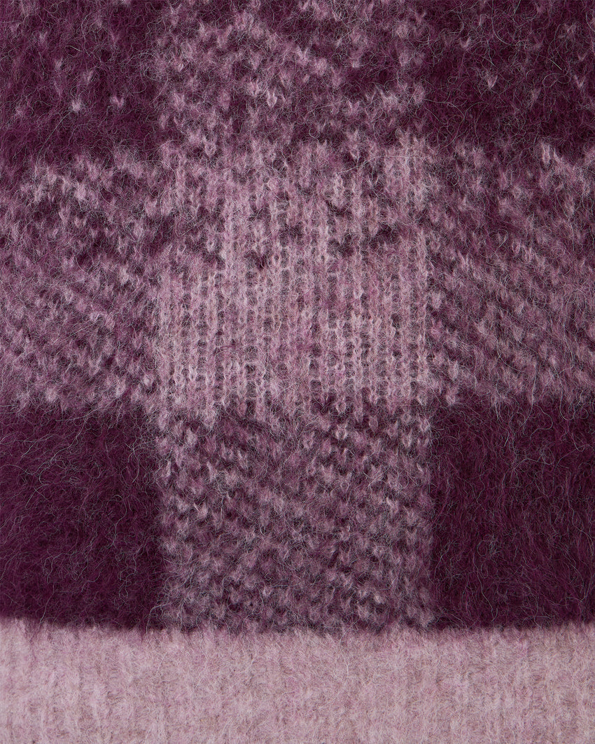PALMER CREWNECK SWEATER-MAUVE/BEET