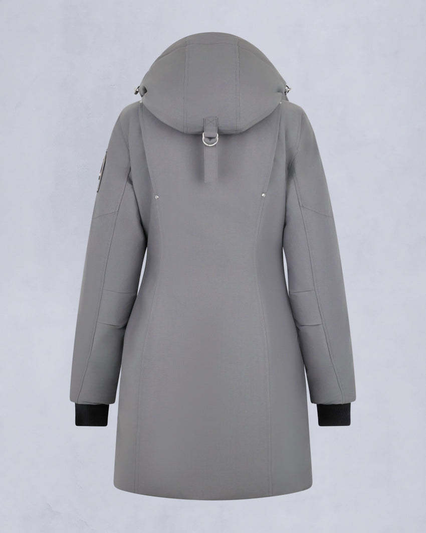 ORIGINAL STIRLING SHEARLING TRIM PARKA-SLATE/NATURAL