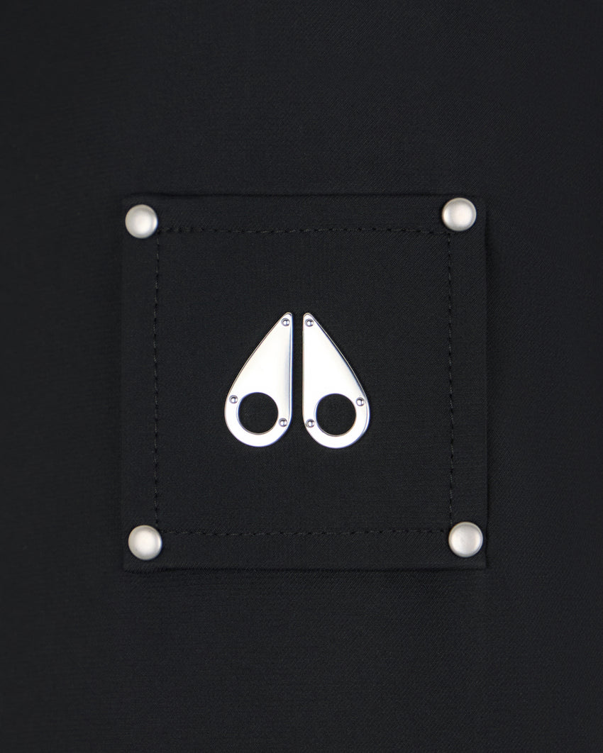 CLOUD SHEARLING TRIM PARKA-BLACK/BLACK