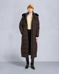 NYLUXE CHELIA PARKA-ESPRESSO/BLACK