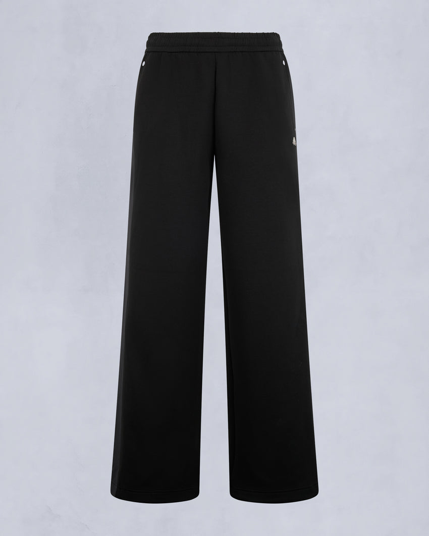 MIX MEDIA WIDE LEG PANT-ESPRESSO