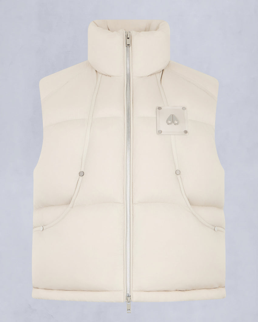AKAI PUFFER VEST-ALABASTER