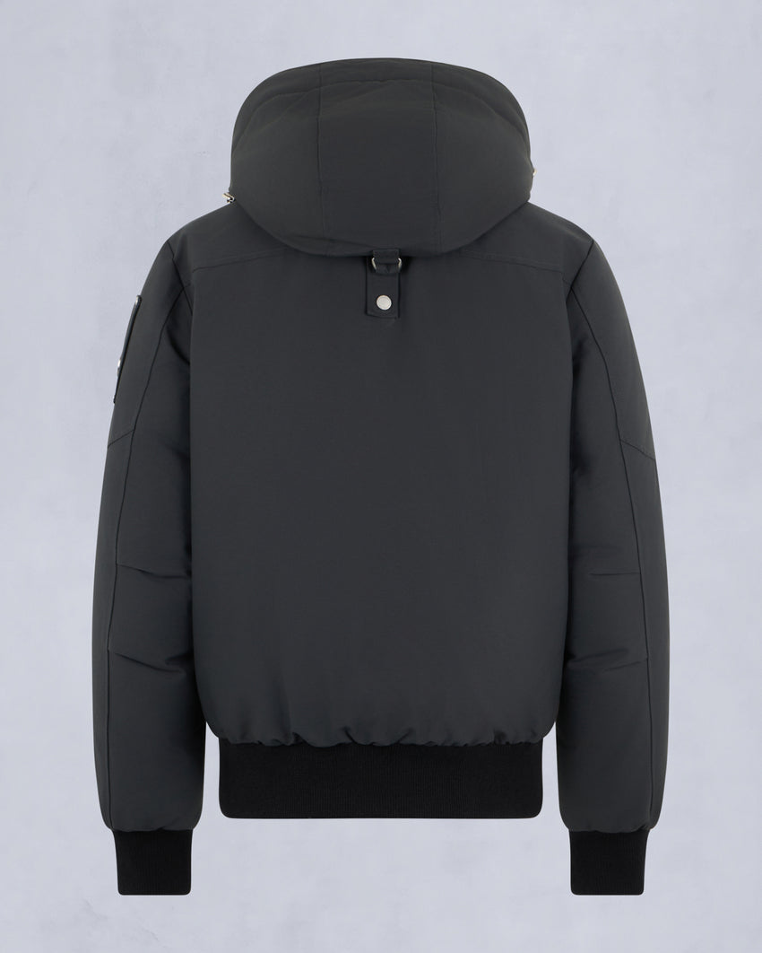 ORIGINAL BALLISTIC SHEARLING TRIM BOMBER JACKET-BLUESTONE/BLACK