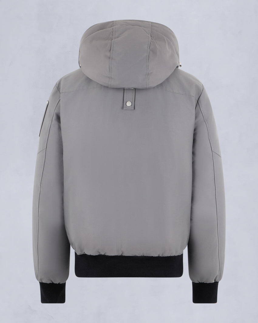 ORIGINAL BALLISTIC SHEARLING TRIM BOMBER JACKET-BLUESTONE/BLACK