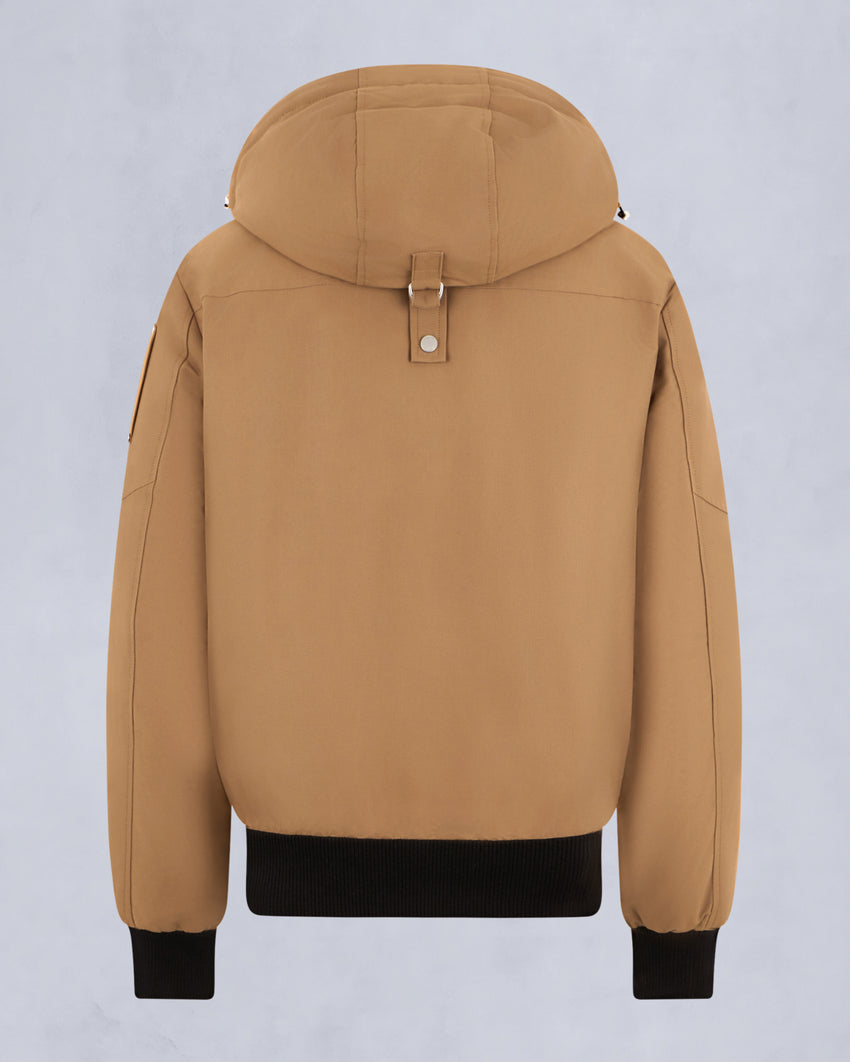 ORIGINAL BALLISTIC SHEARLING TRIM BOMBER JACKET-BLUESTONE/BLACK