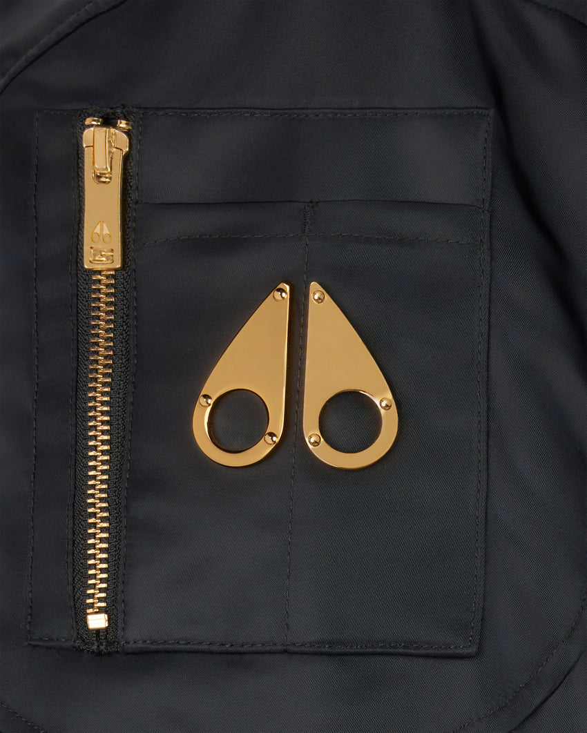 GOLD SERIES LUDO BOMBER JACKET-BLACK/BLACK
