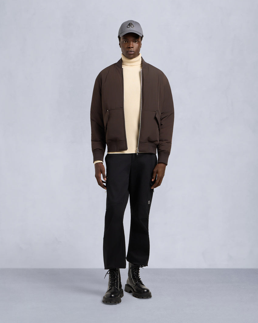 BRIXTON BOMBER JACKET-BLACK