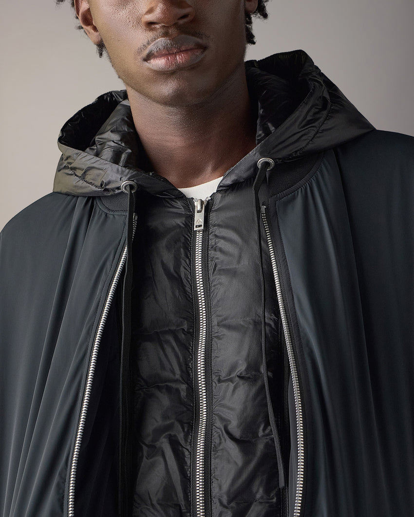 BRIXTON BOMBER JACKET-BLACK