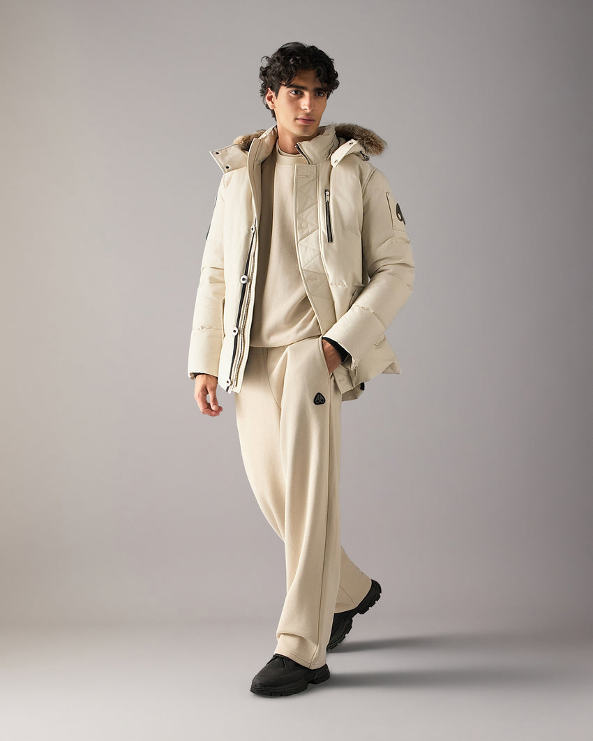ORIGINAL SHEARLING TRIM 3Q JACKET-BLUESTONE/BLACK