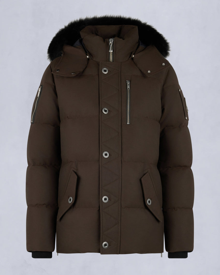 ORIGINAL SHEARLING TRIM 3Q JACKET-BLUESTONE/BLACK