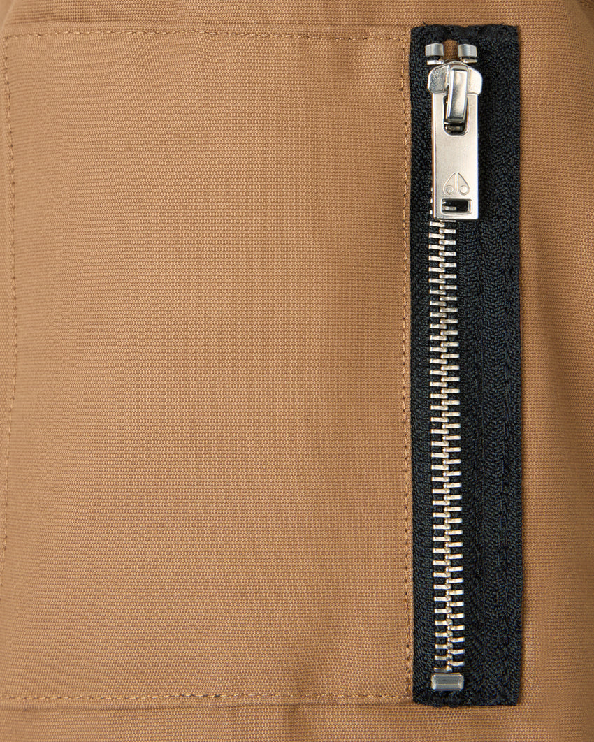 ORIGINAL SHEARLING TRIM 3Q JACKET-BLUESTONE/BLACK