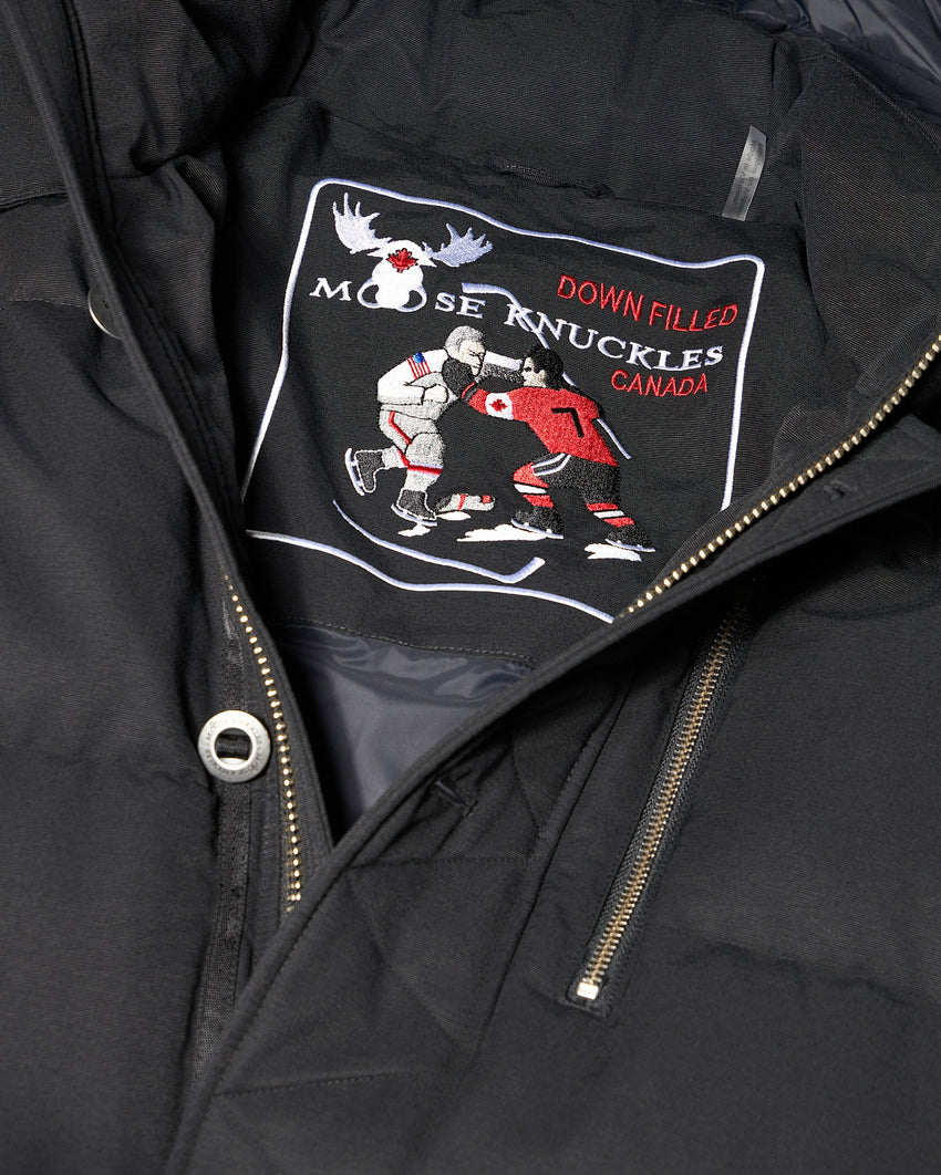 ORIGINAL SHEARLING TRIM 3Q JACKET-BLUESTONE/BLACK