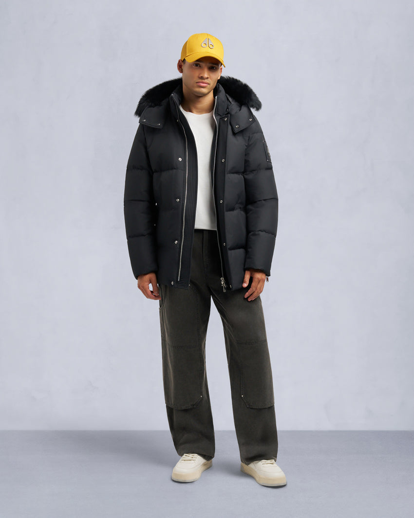 CLOUD SHEARLING TRIM 3Q JACKET-ESPRESSO/BLACK