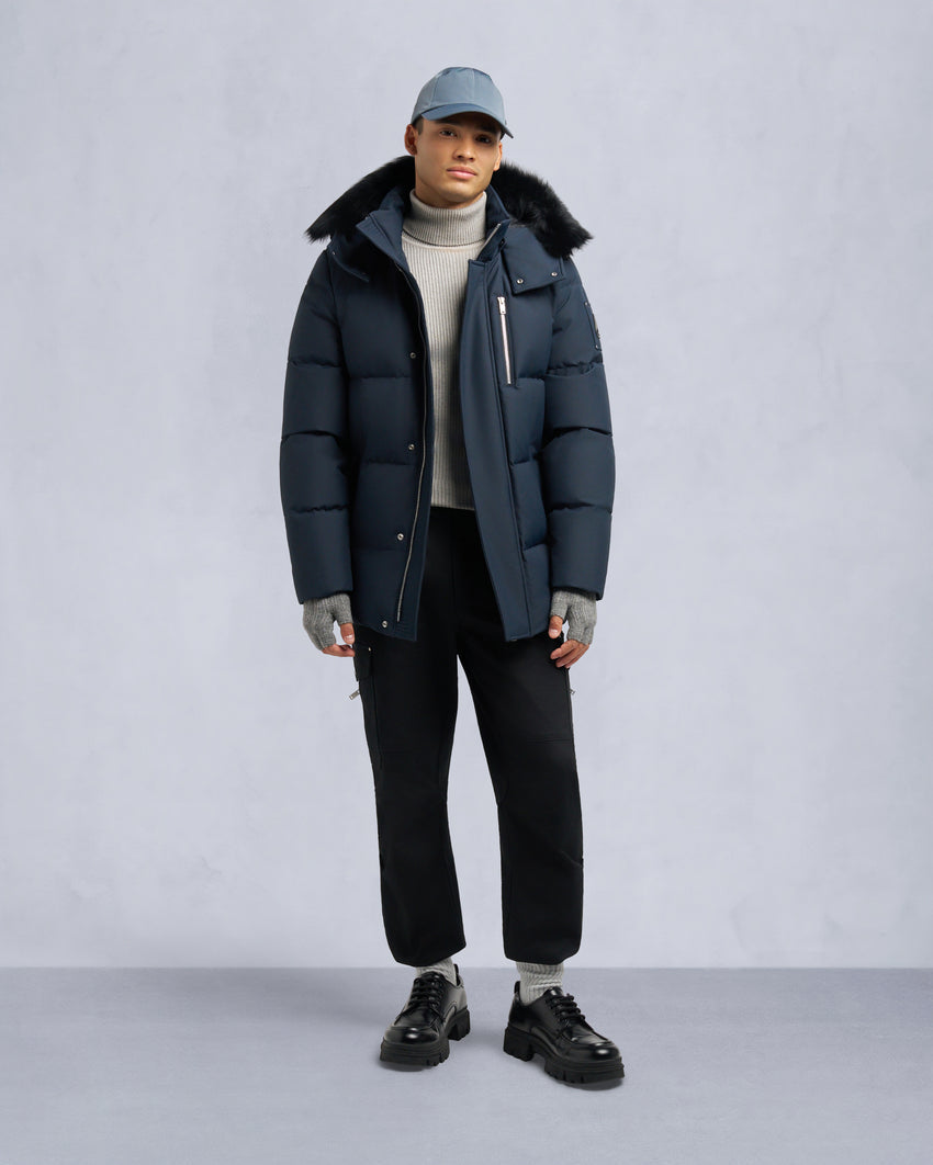 CLOUD SHEARLING TRIM 3Q JACKET-ESPRESSO/BLACK