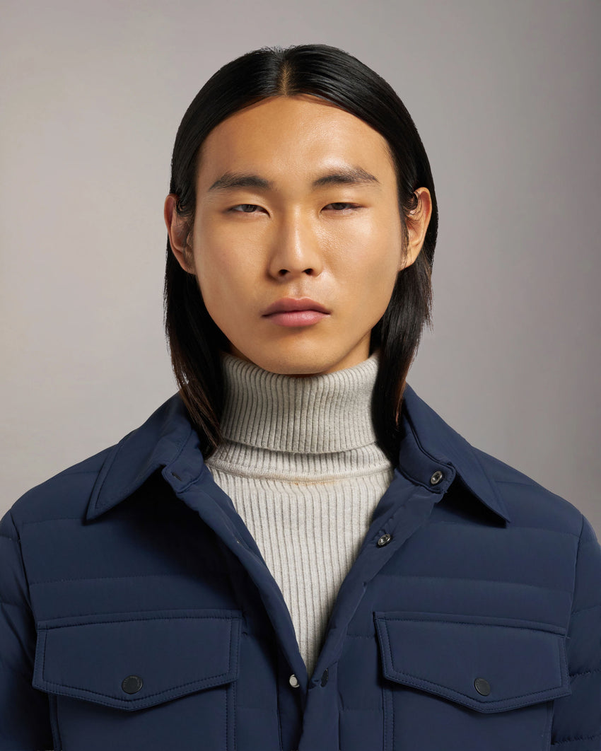LENNOX SHIRT JACKET-NAVY