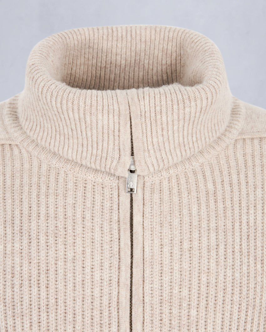 COLSON FULL-ZIP SWEATER-NAVY