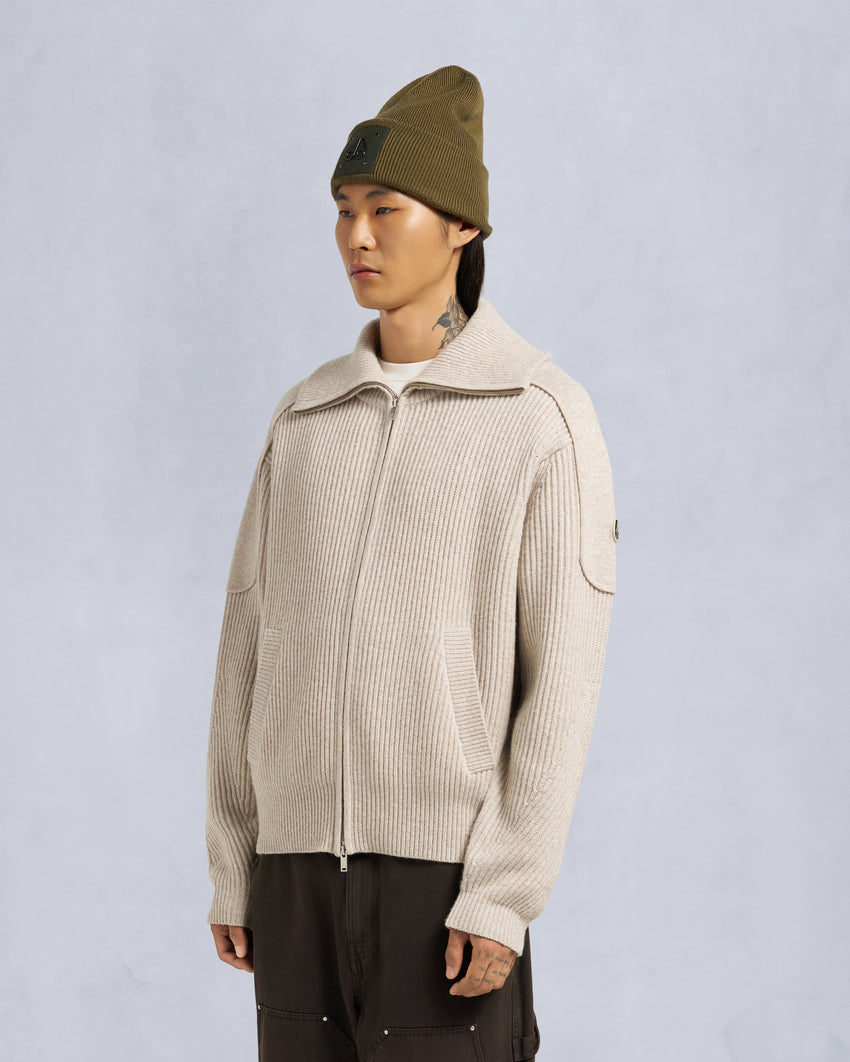 COLSON FULL-ZIP SWEATER-NAVY