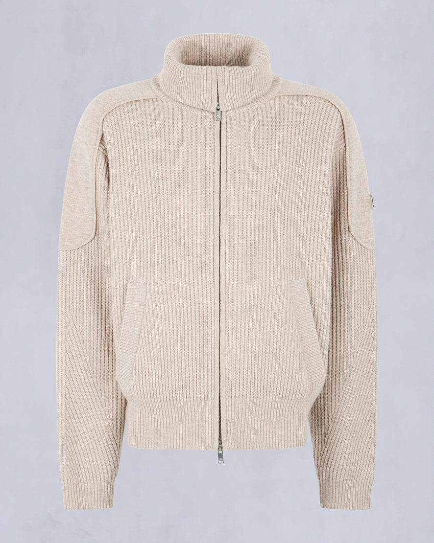 COLSON FULL-ZIP SWEATER-NAVY