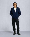 COLSON FULL-ZIP SWEATER-NAVY