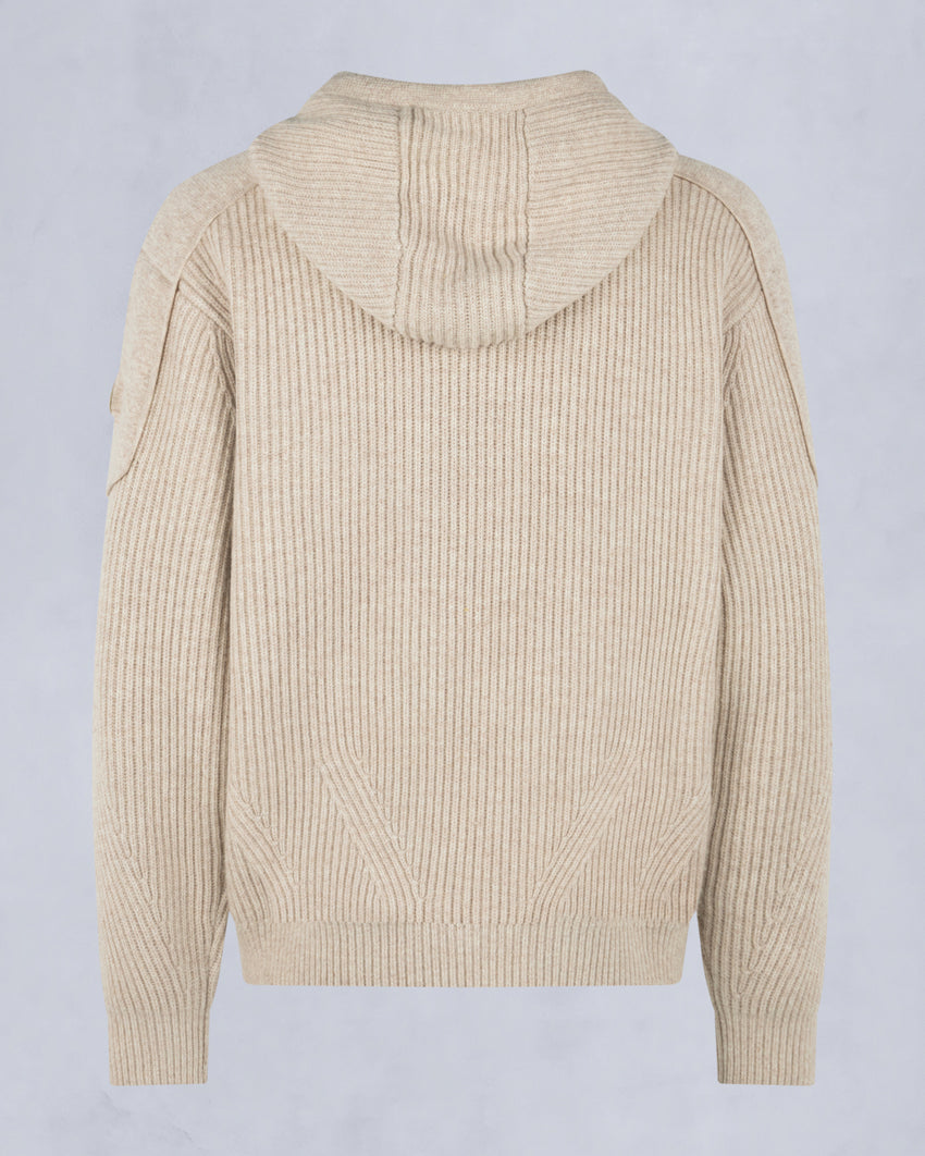 COLSON PULLOVER HOODIE-ALABASTER MELANGE