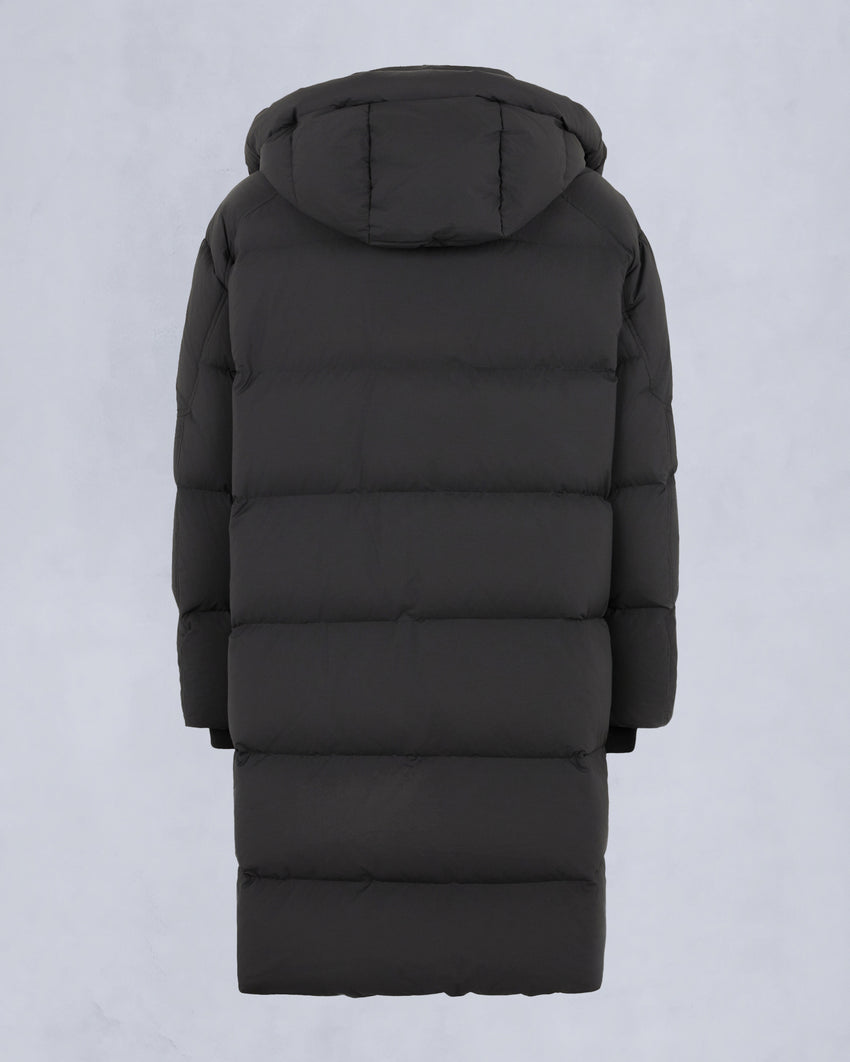 EVEREST LONG PUFFER-BLACK