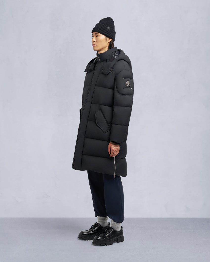 EVEREST LONG PUFFER-BLACK