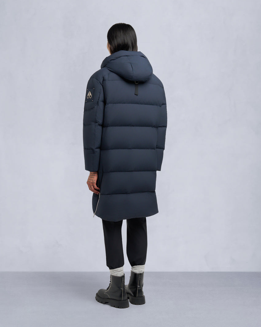 EVEREST LONG PUFFER-BLACK