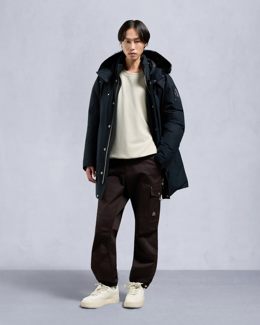 ORIGINAL SHEARLING TRIM STIRLING PARKA-NAVY/BLACK