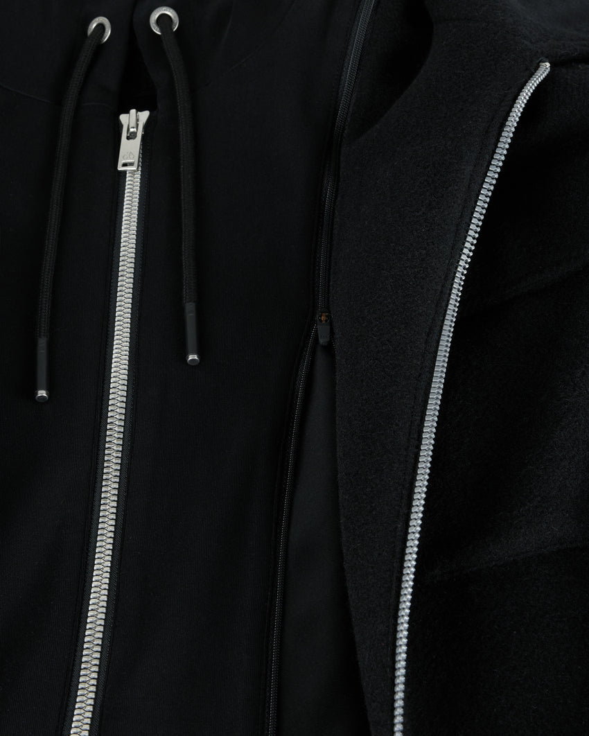 SNOWDON SHIRT JACKET-BLACK